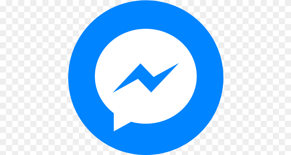 How To Add Facebook Messenger Icon Circle, Logo, Symbol, Disk Free Transparent Png