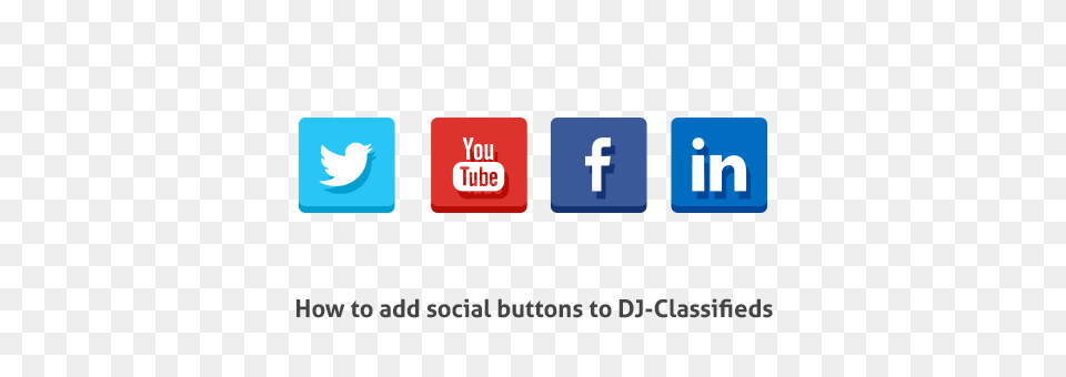 How To Add Social Buttons To Dj Classifieds, Logo, Text, Computer Hardware, Electronics Free Transparent Png