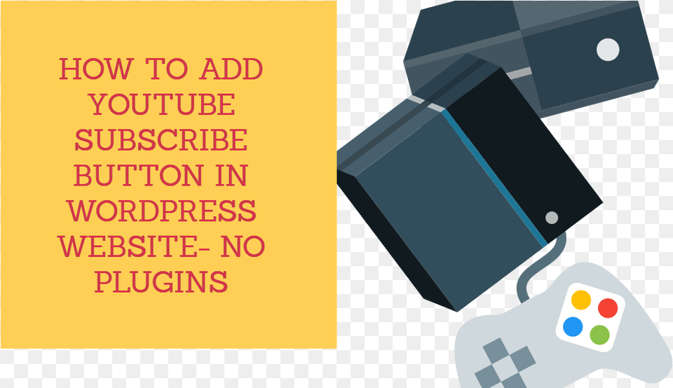 How To Add Youtube Subscribe Button In Wordpress Website No Graphic Design, Electronics Free Png Download