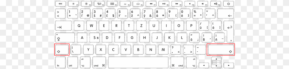How To Alt English Apple Keyboard Layout, Computer, Computer Hardware, Computer Keyboard, Electronics Free Png Download