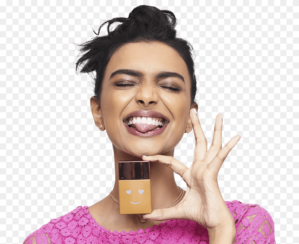 How To Apply Hello Happy Soft Blur Foundation Girl, Adult, Smile, Person, Head Free Transparent Png