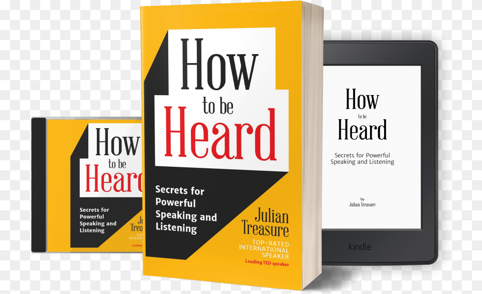 How To Be Heard Book Cover, Advertisement, Poster, Publication Free Png