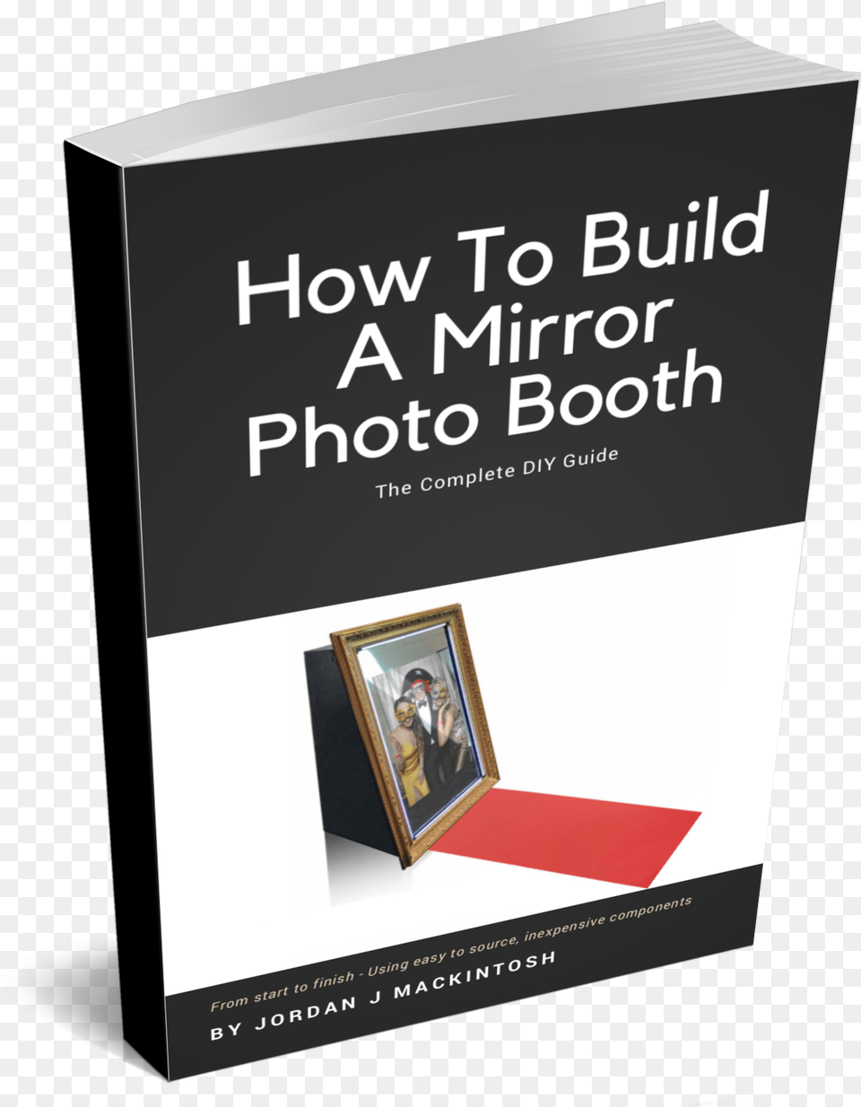How To Build A Mirror Photo Booth Book Cover, Advertisement, Poster, Publication, Person Png Image