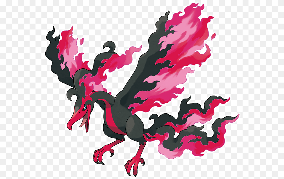 How To Catch Legendary Pokemon Sword And Shieldgame8 Pokemon Galarian Moltres, Art, Purple, Painting Free Png