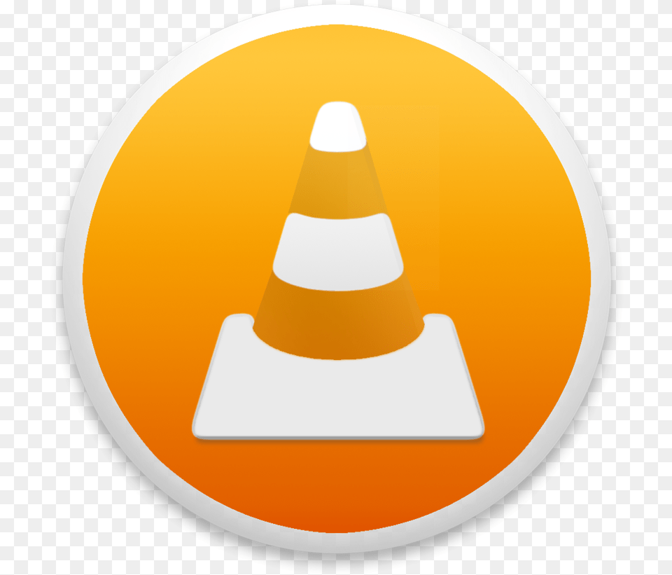 How To Change An Apple Id And Vlc Mac Icon, Cone Free Transparent Png