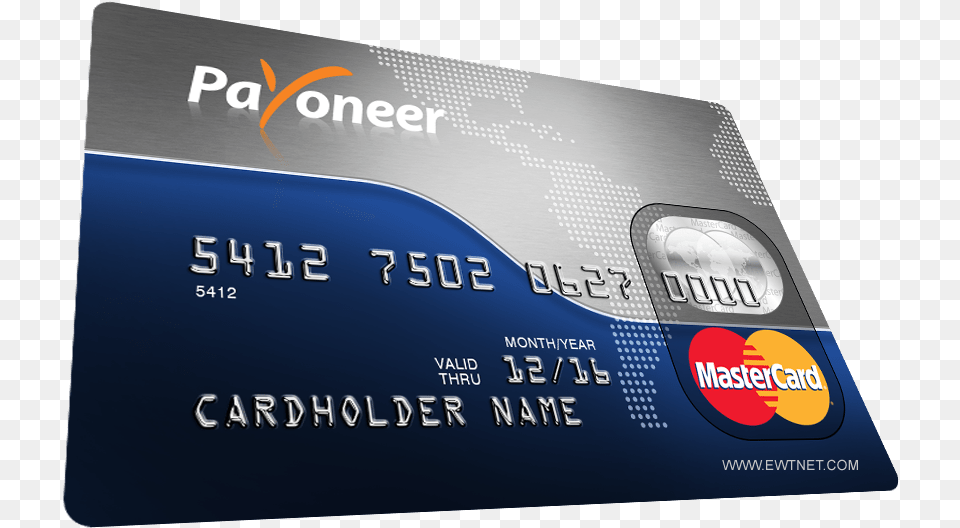 How To Create A U Mastercard Payoneer, Text, Credit Card, Business Card, Paper Png Image