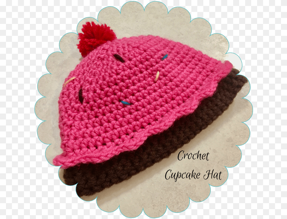 How To Crochet A Cupcake Hat Psychedelicdoilies 0 3 Monate Baby Hkelmtze, Beanie, Cap, Clothing, Scarf Free Png