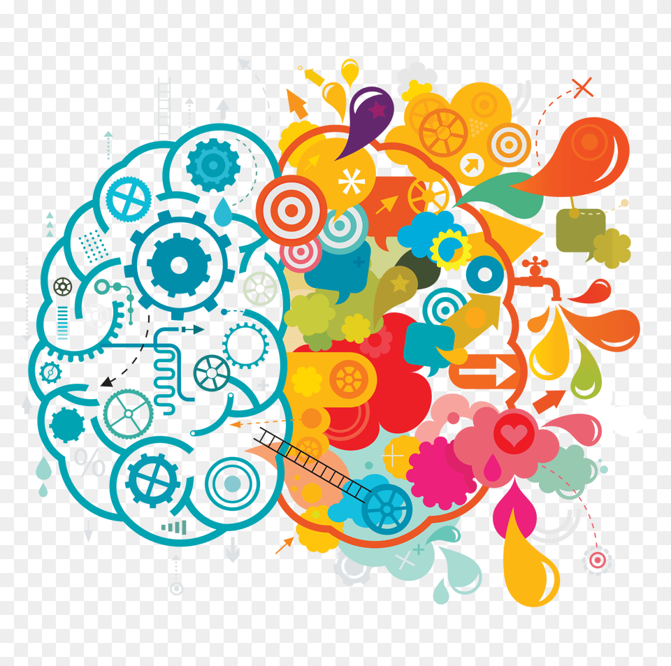 How To Cultivate Your Creative Brain, Art, Floral Design, Graphics, Modern Art Free Png