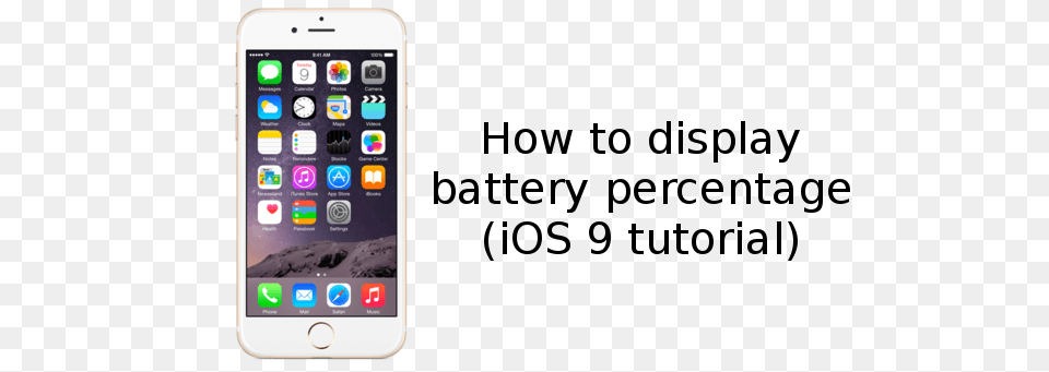 How To Display Battery Percentage On Apple Iphone Iphone 6 No Fingerprint, Electronics, Mobile Phone, Phone Png Image