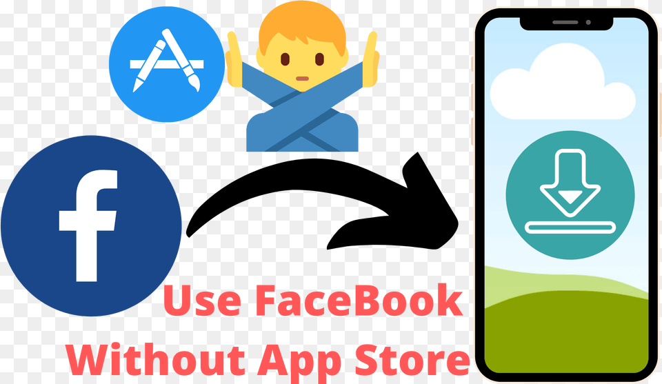 How To Facebook Without App Store Facebook, Electronics, Mobile Phone, Phone, Baby Free Png Download