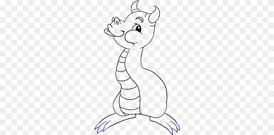 How To Draw A Baby Dragon Drawing, Animal, Mammal, Sea Life Png Image