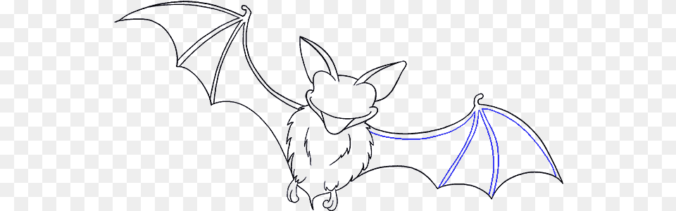 How To Draw A Bat In A Few Easy Steps Easy Drawing Easy Drawing Of A Bat, Accessories, Ornament, Art, Animal Free Png