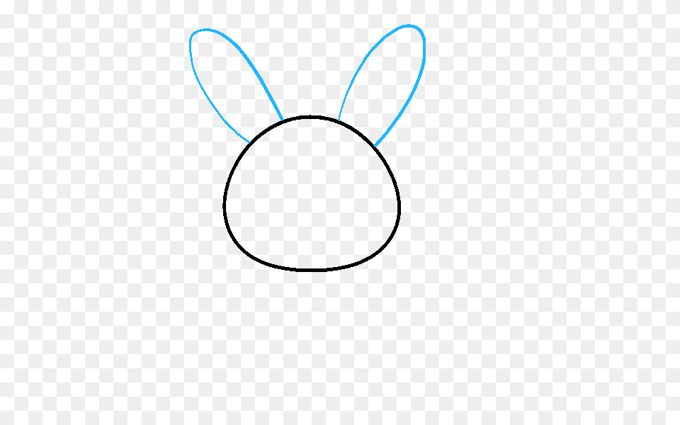 How To Draw A Bunny Really Easy Drawing Tutorial Easy Drawing, Animal, Mammal, Rabbit, Light Free Png Download