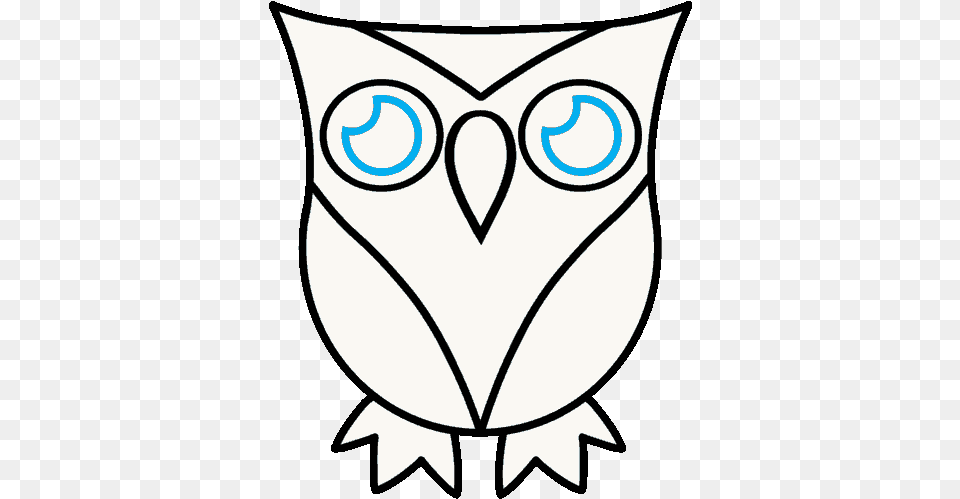 How To Draw A Cartoon Owl In A Few Easy Steps Easy Drawing Owl, Person, Animal, Cat, Mammal Png Image