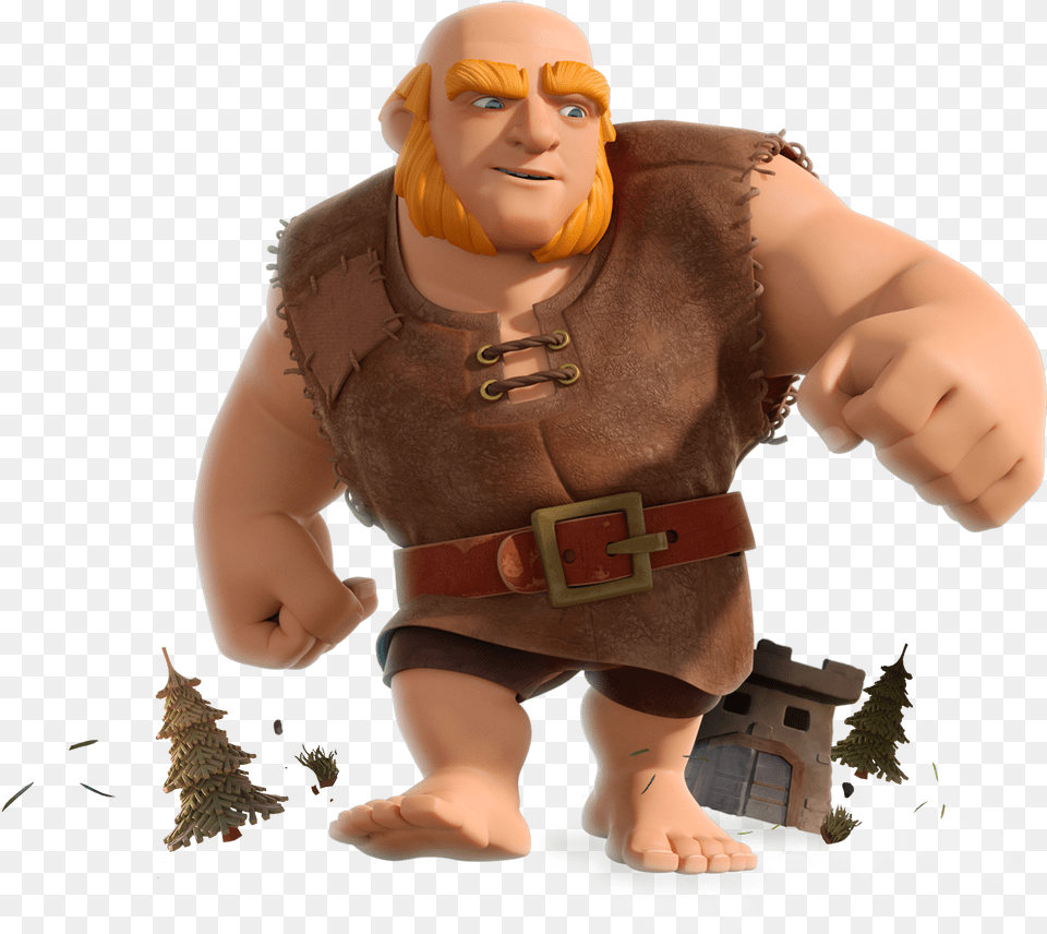 How To Draw A Clash Royale Giant Clash Royale Giant, Baby, Person, Face, Head Free Png Download