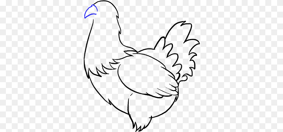 How To Draw A Cute Chicken In A Few Easy Steps Easy Drawing Free Png Download