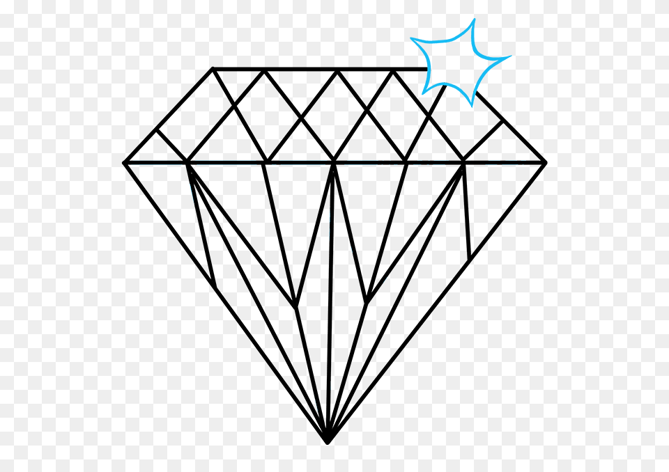 How To Draw A Diamond, Accessories, Gemstone, Jewelry, Nature Free Transparent Png