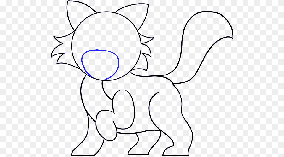 How To Draw A Drawings Of Cartoon Cats, Art Free Png Download