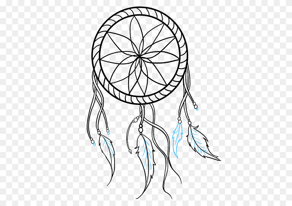 How To Draw A Dream Catcher, Outdoors, Nature, Art, Leaf Free Png Download