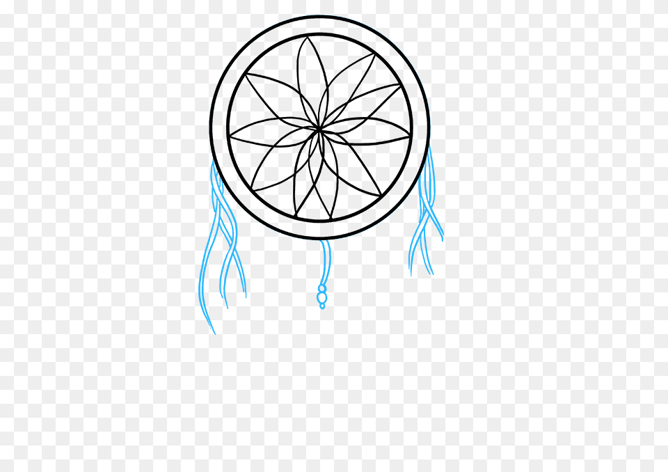 How To Draw A Dream Catcher Free Transparent Png