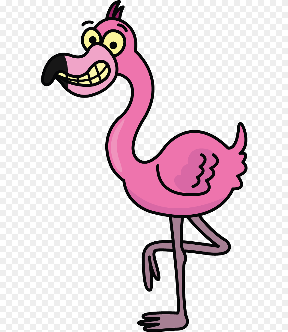 How To Draw A Easy Flamingos To Draw, Animal, Bird, Flamingo Free Png Download