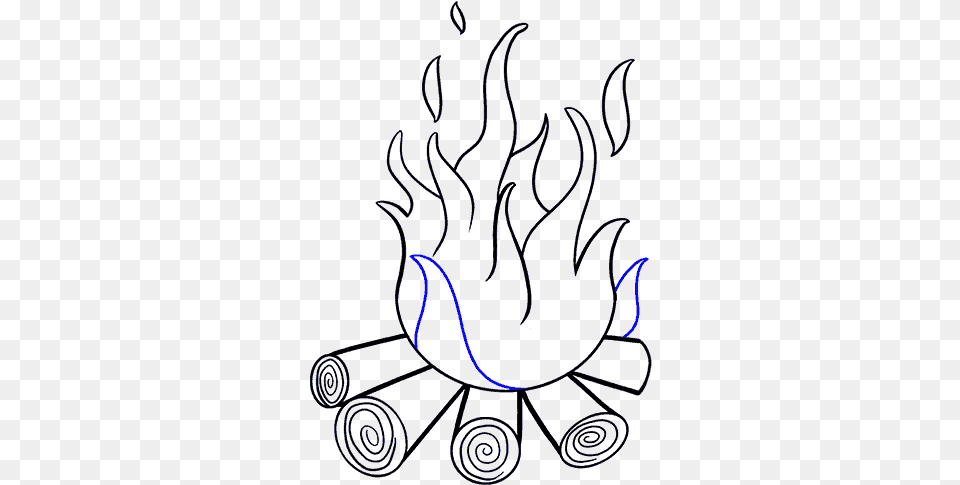 How To Draw A Fire In A Few Easy Steps Drawing, Flame Png