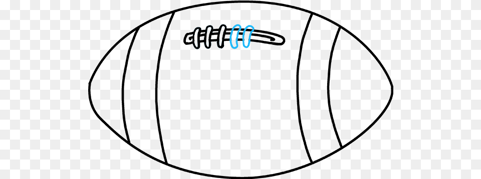 How To Draw A Football Easy Drawings Of A Football, Text Png