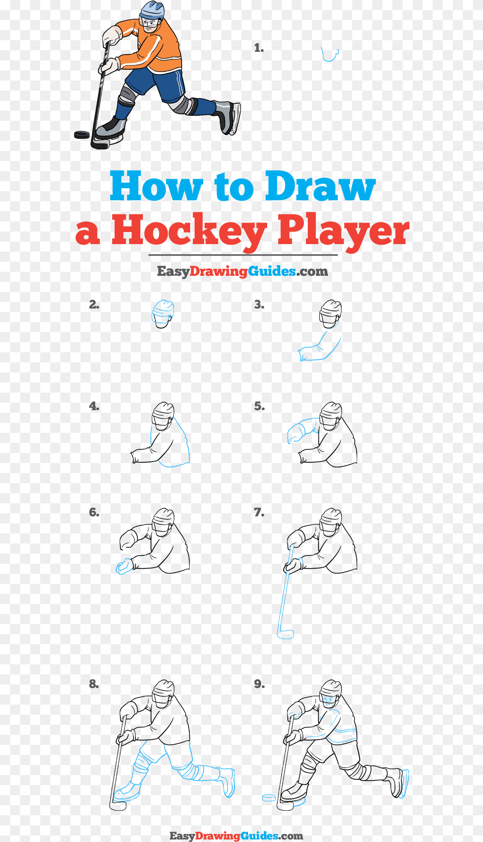 How To Draw A Hockey Player Ink, Person, Clothing, Glove, Outdoors Png