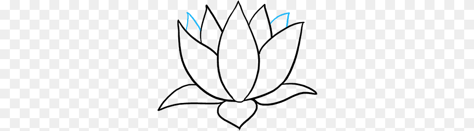 How To Draw A Lotus Flower Sacred Lotus, Text Free Png