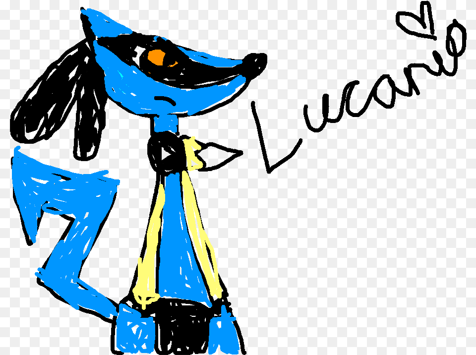 How To Draw A Lucario Tynker Illustration, Person, Animal, Bird, Jay Free Png