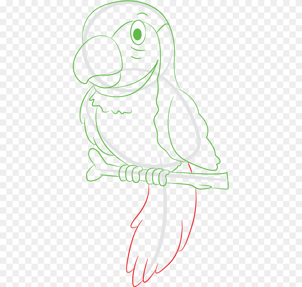 How To Draw A Macaw Svg Library Library Sketch, Person, Text, Light, Art Free Png