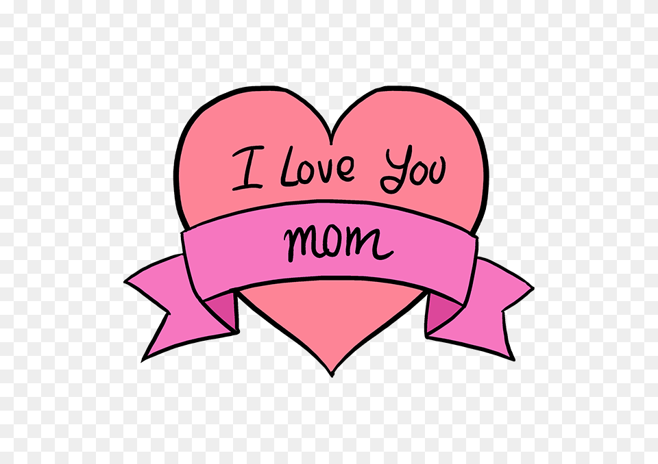 How To Draw A Mothers Day Heart, Logo, Baby, Person Png Image