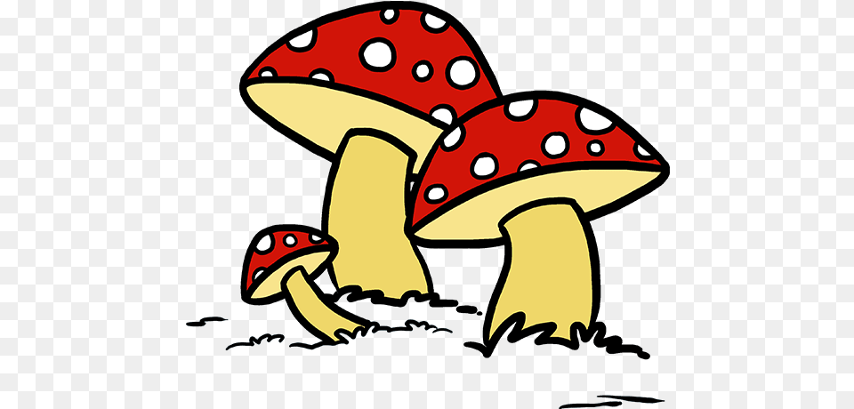 How To Draw A Mushroom Easy To Draw Fungi, Fungus, Plant, Agaric, Baby Free Transparent Png