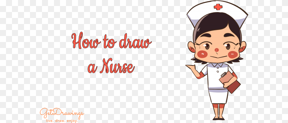 How To Draw A Nurse, Baby, Person, Head, Face Png