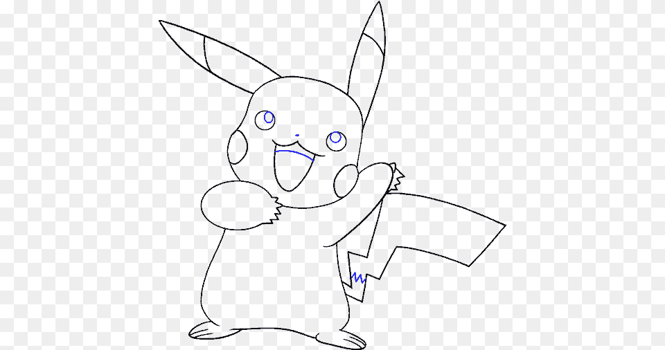 How To Draw A Pikachu Easy Drawing Guides Drawing, Baby, Person, Cartoon Png