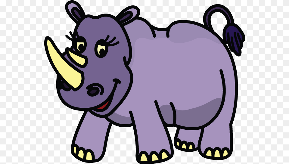 How To Draw A Rhino Drawing, Animal, Wildlife, Mammal, Bear Free Png