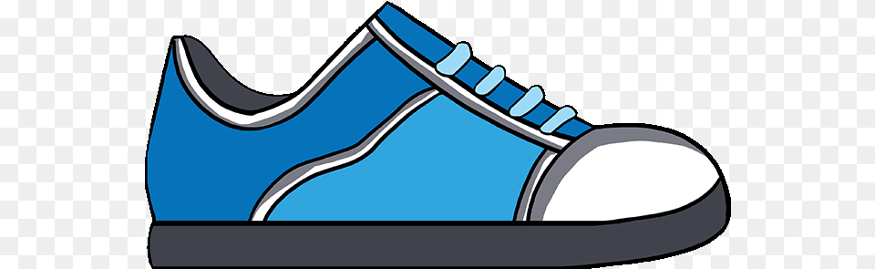How To Draw A Shoe Really Easy Drawing Tutorial Shoe Drawings Easy, Clothing, Footwear, Sneaker Png Image