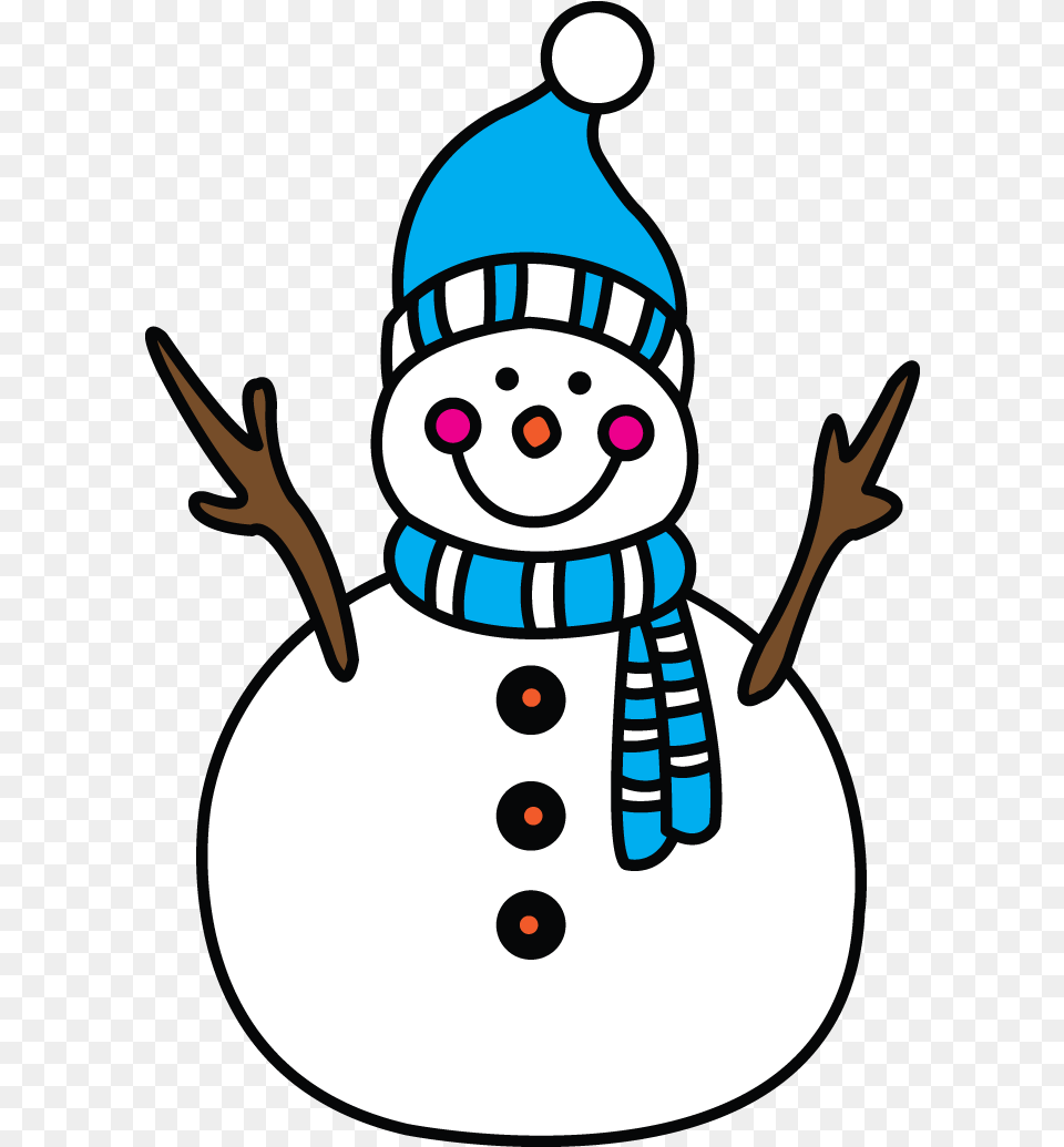 How To Draw A Snowman Snowman Drawing, Nature, Outdoors, Snow, Winter Free Png Download