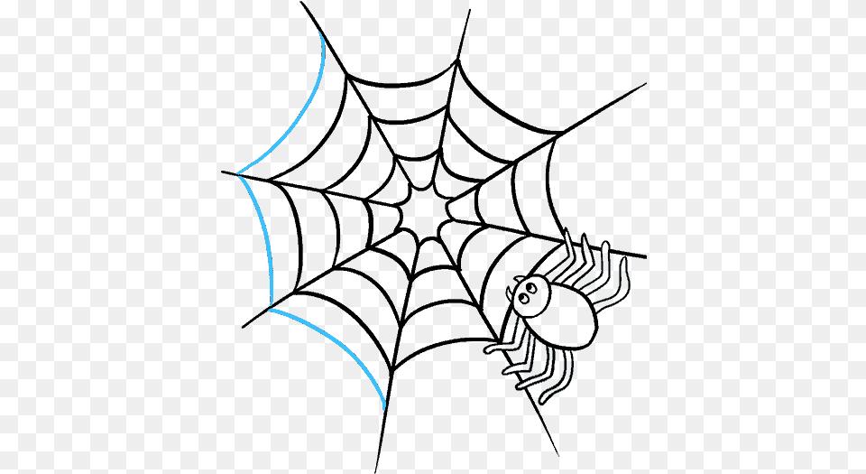 How To Draw A Spider Web Drawing, Spider Web, Person Free Png