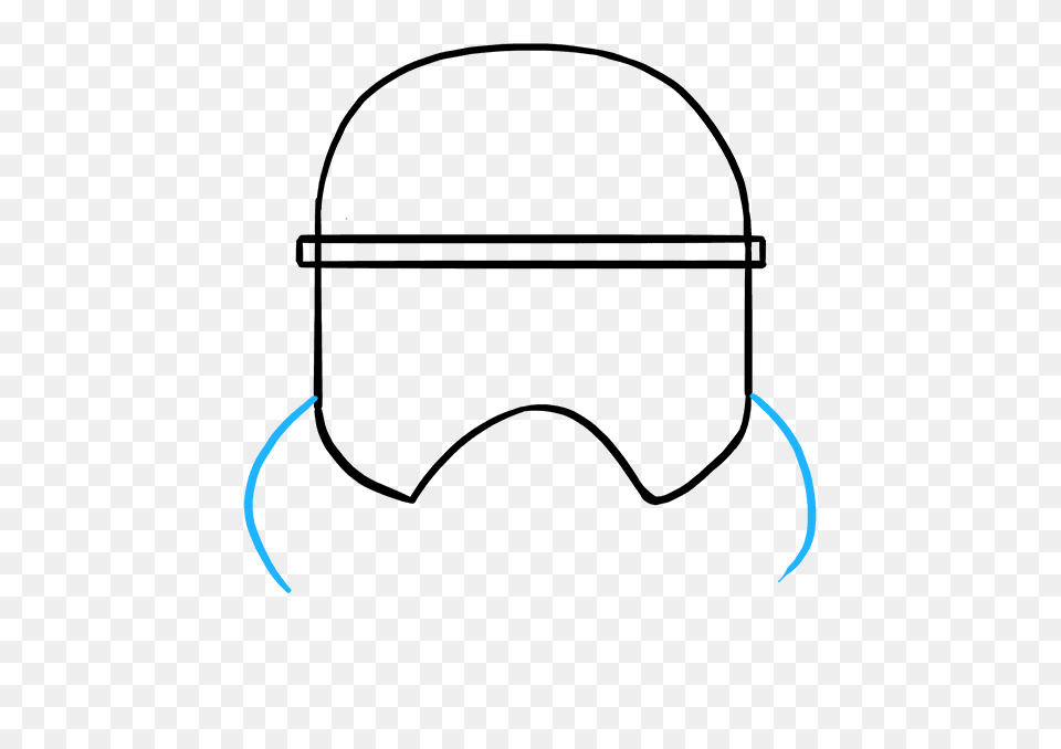 How To Draw A Stormtrooper Helmet Really Easy Drawing Tutorial, Head, Person, Face Png