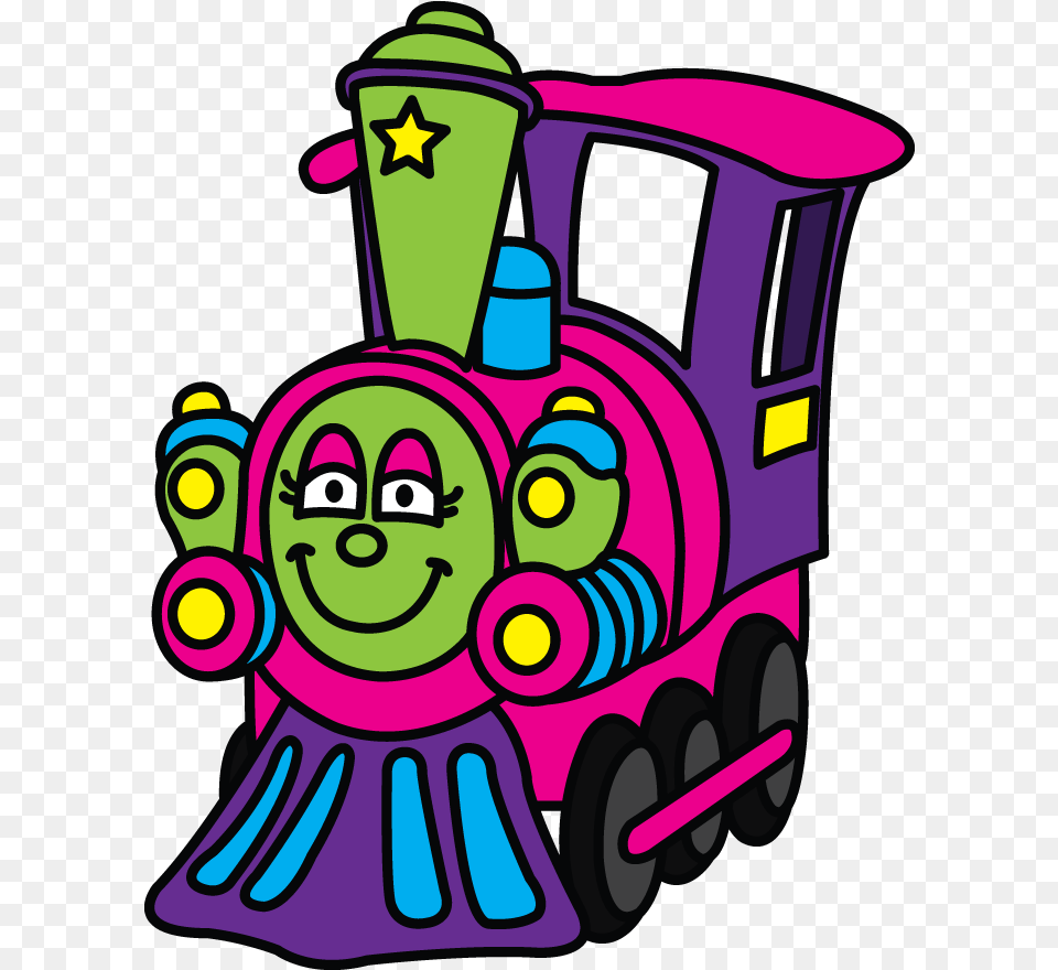 How To Draw A Train For Kids Cartoons Easy Step By Drawing, Railway, Vehicle, Transportation, Locomotive Free Png