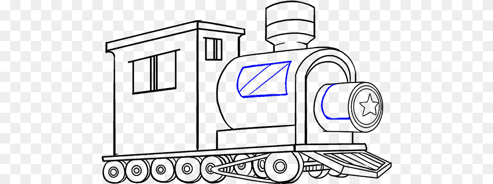 How To Draw A Train In Few Drawing, Text Png Image