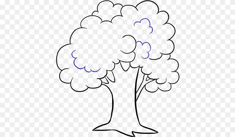 How To Draw A Tree Clipart Library Stock How Draw A Cartoon Tree, Electronics, Hardware Free Png Download
