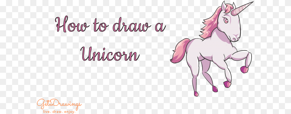 How To Draw A Unicorn Mane, Animal, Mammal, Horse Png
