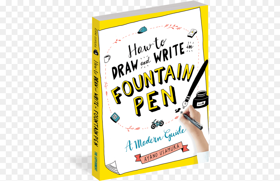 How To Draw And Write In Fountain Pen Paper, Book, Publication, Advertisement, Poster Free Png Download