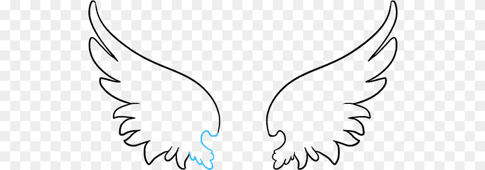 How To Draw Angel Angel Wings Drawing, Electronics, Hardware, Pattern Free Png
