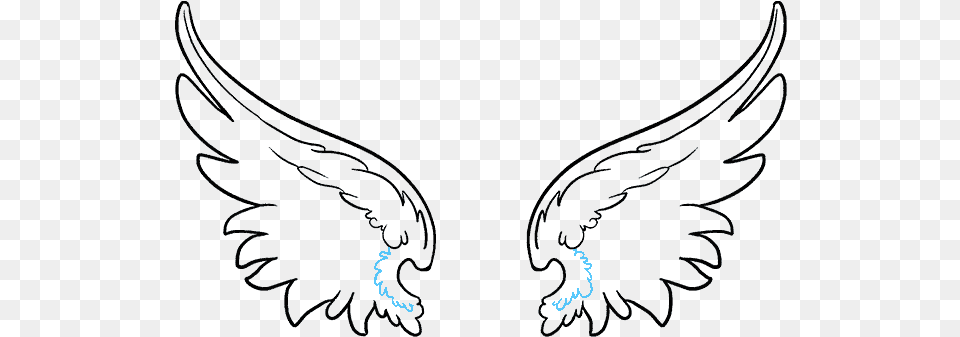 How To Draw Angel Baby Angel Wings Drawing Png Image