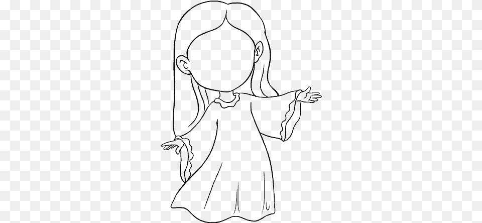 How To Draw Angel Easy Draw Angel Drawings Easy, Gray Free Transparent Png