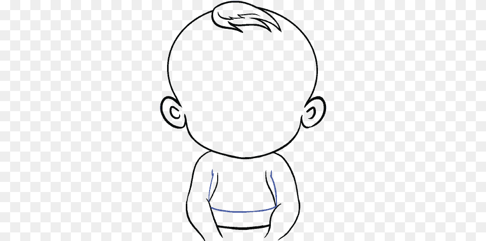 How To Draw Baby Baby Easy To Draw, Silhouette, Adult, Male, Man Free Transparent Png