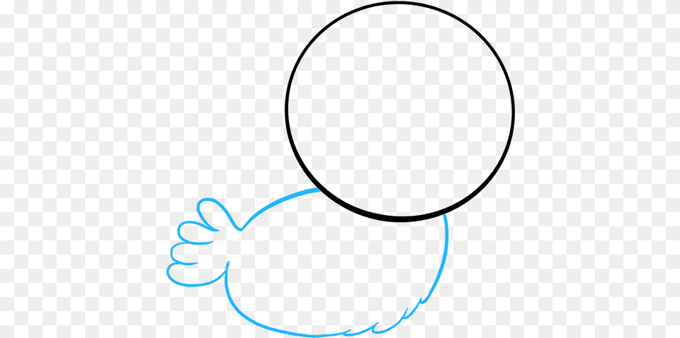 How To Draw Baby Bird Circle, Clothing, Glove Png